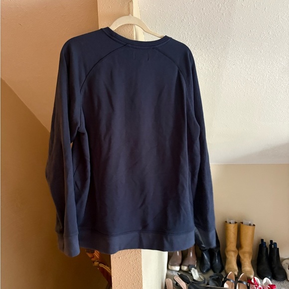 Bass Dark Blue Men's Crewneck Sweater - Picture 3 of 3